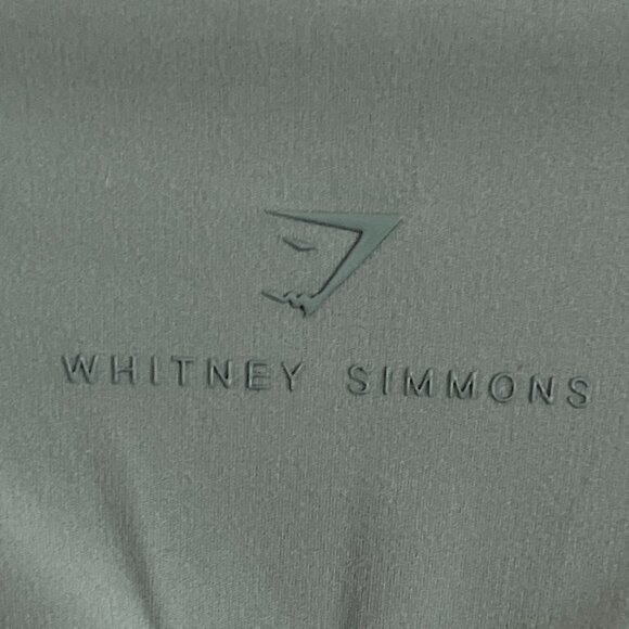 WHITNEY SIMMONS GYMSHARK LEGGINGS SAGE GREEN XS - Picture 1 of 4